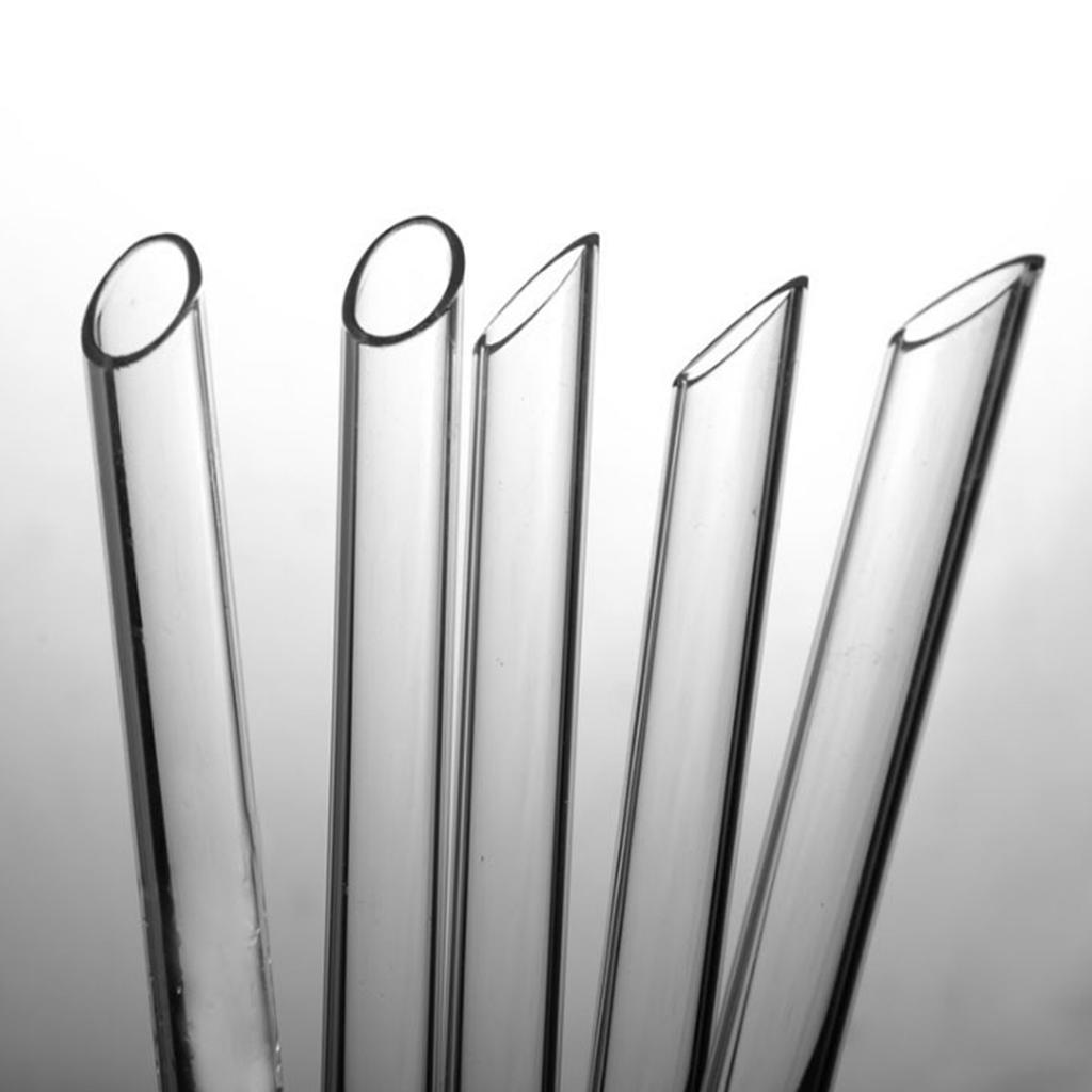 14 mm extra breite Glasstrohhalme, wiederverwendbare Bubble-Tea-Strohhalme, Trinkhalme für Boba-Smoothie-Saft, umweltfreundlicher großer Strohhalm