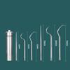 Portable Reusable Stainless Steel Toothpicks & Floss Set + Aluminum Alloy Barrel