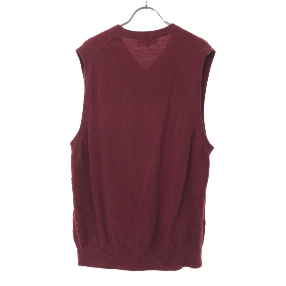mila schon Cashmere 100% V neck Knit vest M Red series Men's Used