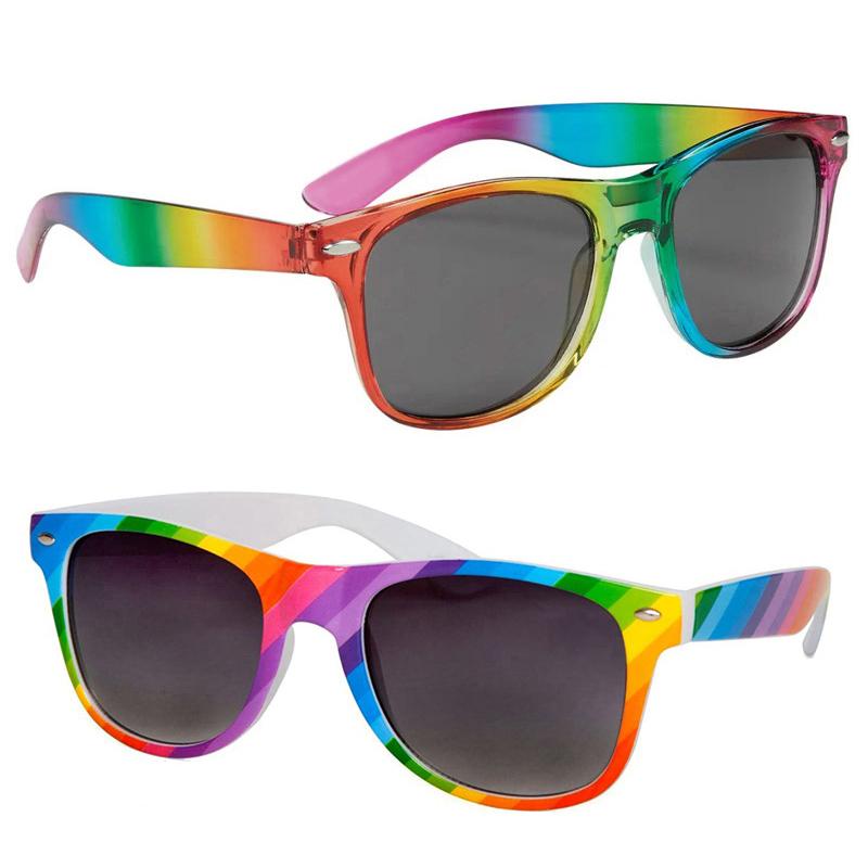 Óculos de sol arco-íris, óculos de festa, óculos de sol decorativos da moda, adequados para Halloween, festivais, uso casual diário e adereços de decoração de festa
