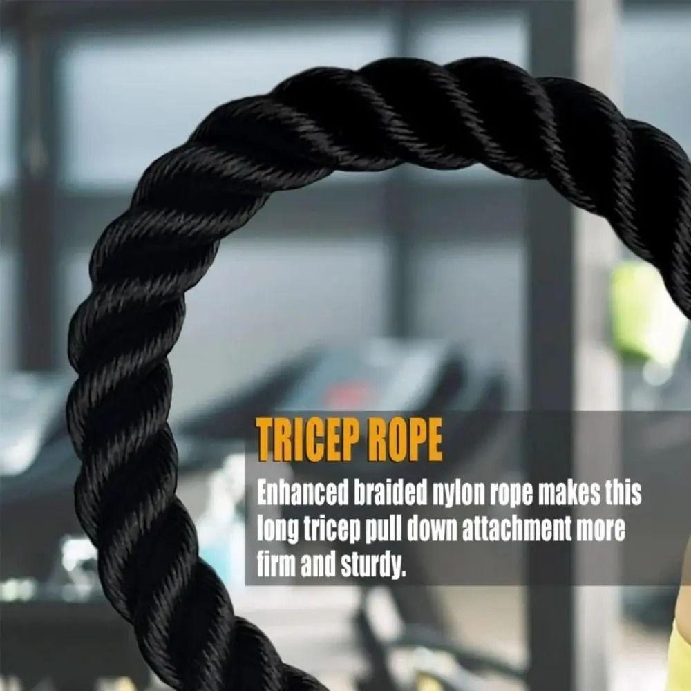 Multi-Use Triceps Pull Down Rope Heavy Duty Gym Pulldown Rope Biceps Rope  Gym Workout