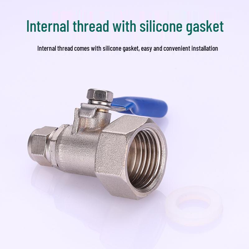 All-Copper 4-Point To 3/2-Point Water Purifier Ball Valve for Direct Drinking Machines