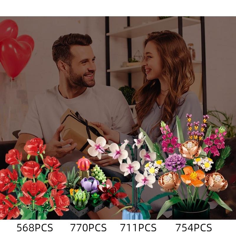 Plastic Butterfly Orchid Bonsai Flower Cluster