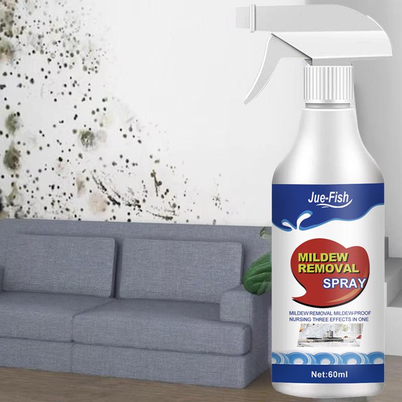 Mildew Stain Remover 60 ML Multi-Purpose Mildew Cleaner Mist Wall Mold Remover Mold Cleaning Spray For Toilet Tile Seams Washing