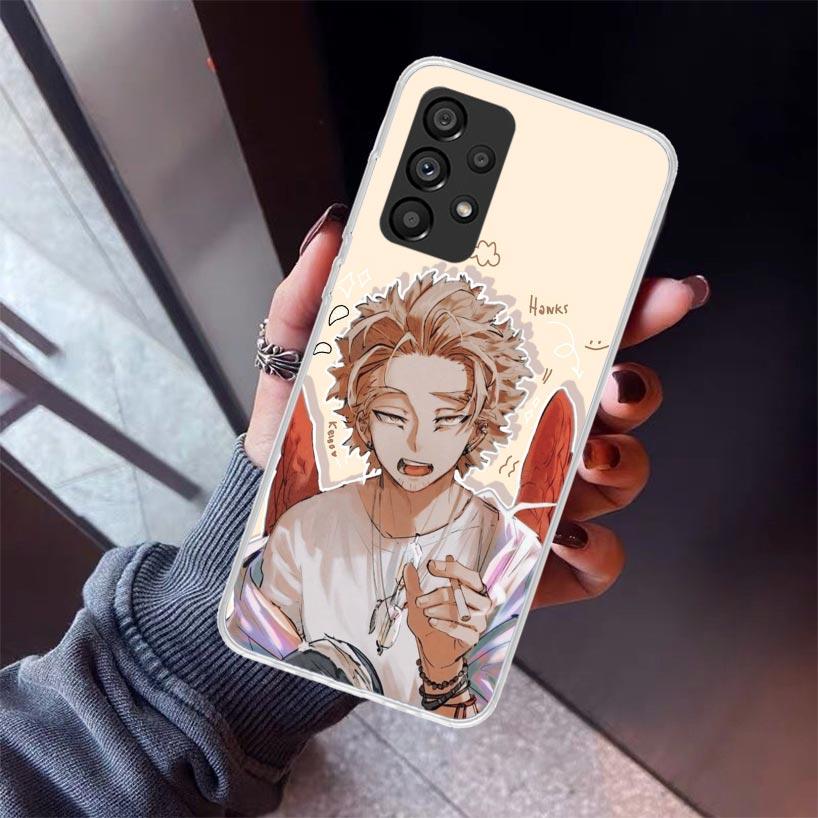 Hawks MHA My Hero A-Academy Phone Case For Samsung Galaxy A17 A57 A37 A16 A26 A36 A56 A15 A25 A35 A55 A14 A13 A54 A53 A34 A24 A3