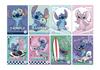 ENSKY Stitch Clear Card Collection Gum, Grape Flavor, Candy Toy [Box Set of 16]
