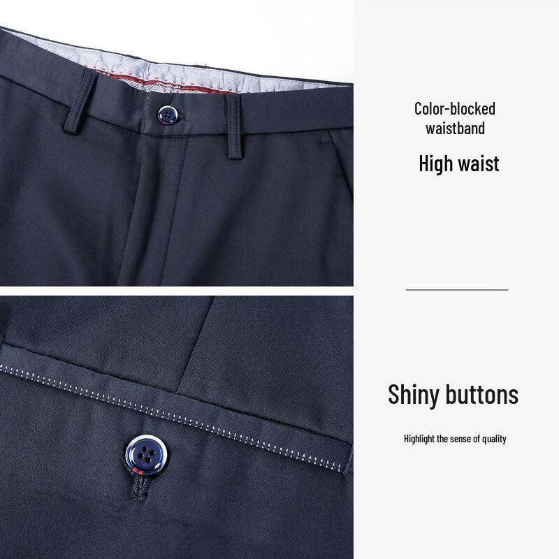 Talent Men's Fleece-Lined Straight-Leg Casual Trousers
