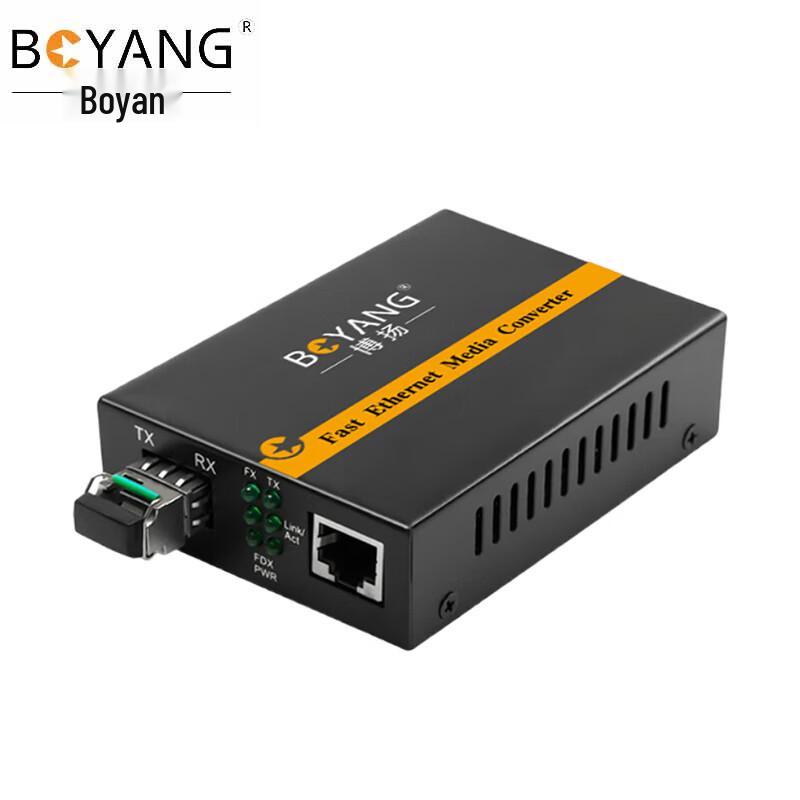 Boyang Fiber Optic Transceiver 100M Single Mode Single Fiber