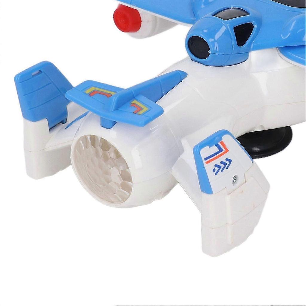 Kids Electric Plane Toy 360 Degree Rotating Electric Airplane Toy with Light and Music for Children Aged 3 and Above Intelligence
