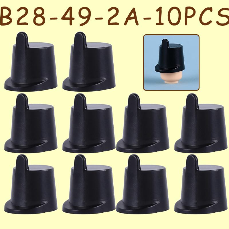 MOC Medieval Military Castle Soldier Figures Helmets Series Building Blocks Knights Accessories Warrior Hat  Bricks Toys Gifts