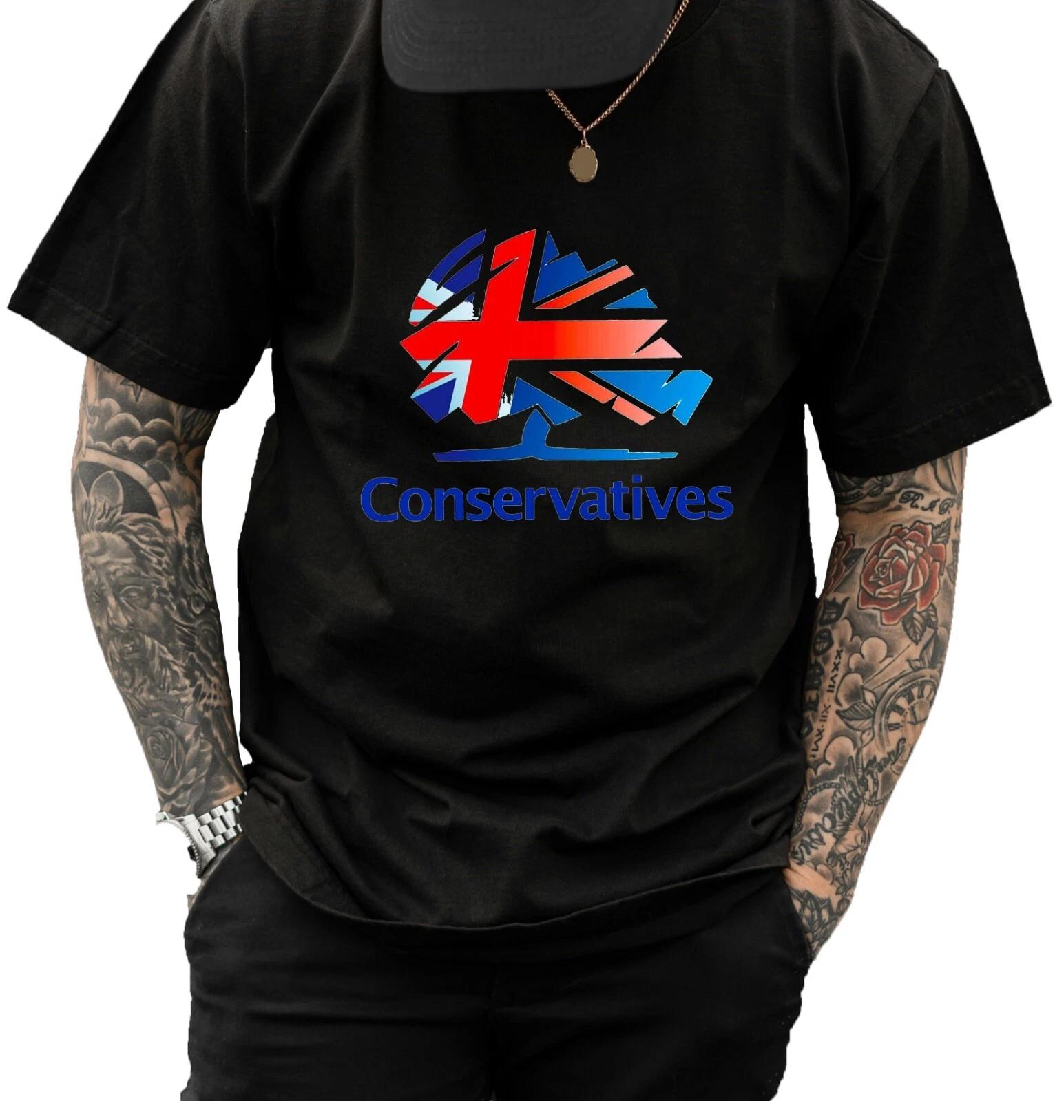 

Unisex T-Shirt - Conservatives Party Logo - Prime Minister Novelty Funny Gift 4XL