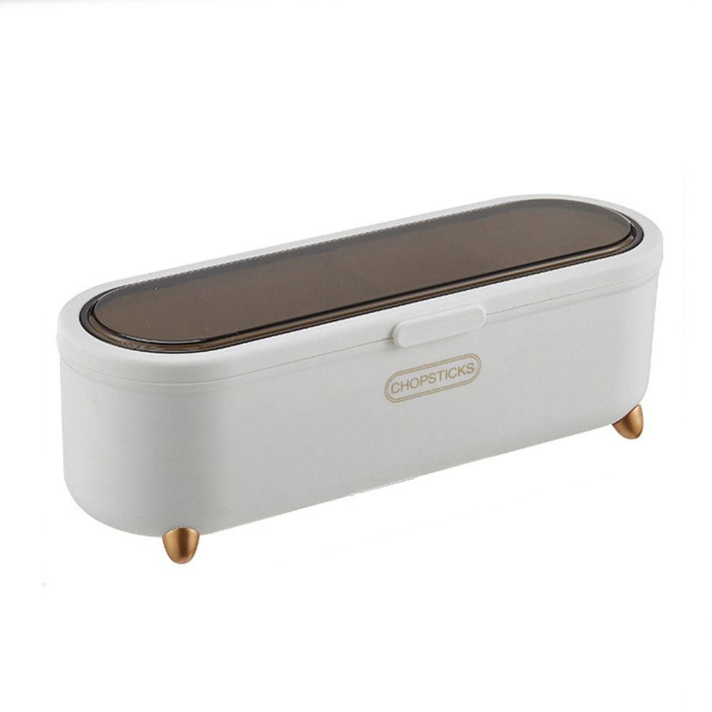 Plastic Chopstick Organizer With Drain Tray Cutlery Storage Box High Quality Chopstick Box