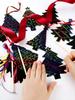 Two Christmas tree snowman Christmas tree scratch paper, suitable for Christmas to children's creative small bookmarks, both DIY