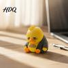 Emotional Support Duck Figurine Figurine Resin Yellow Ornament Artistic Decoration Cute Statue for Home Office Desk Decor Ornament