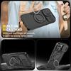 Armor Magnetic Bracket Case for 16e 16 14 13 12 11 15 Pro Max Plus With Lanyard Slide Camera Protection Shockproof Cover
