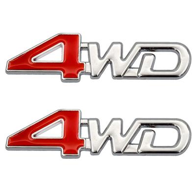 [NEGUES] Emblema Adesivo 4WD Carro Adesivo de Carro Uso Geral 16mm