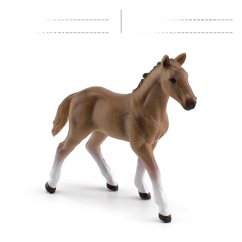 Wild Shire Horse Lipizzaner Pvc Model For Kids Educational Display