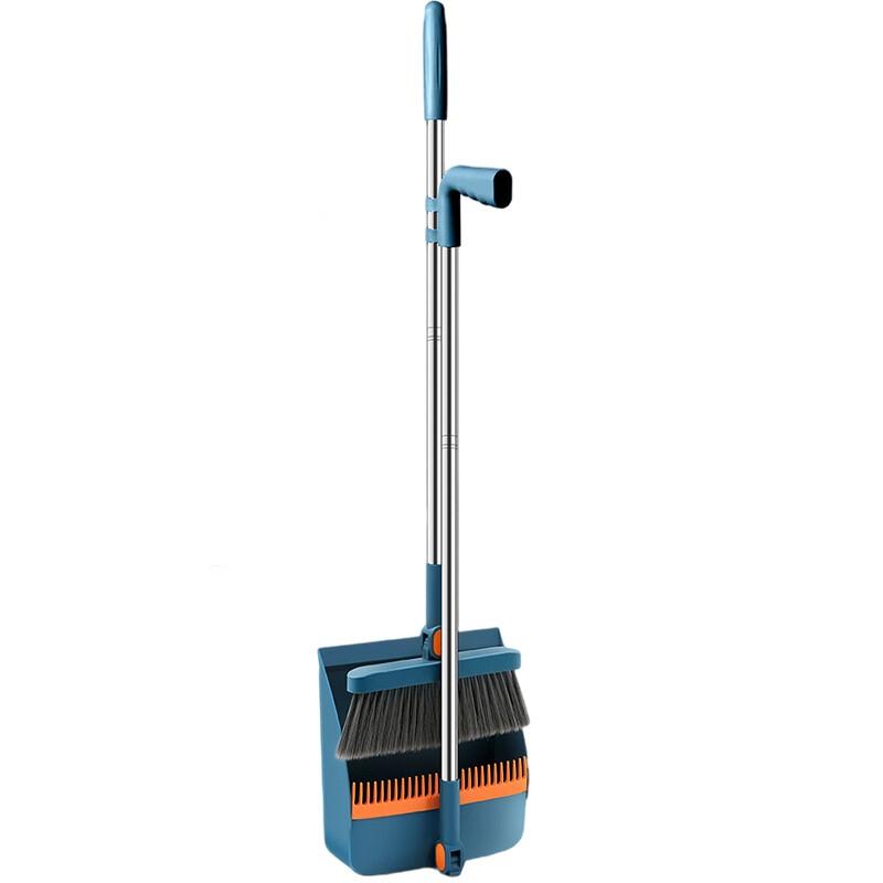Loogang Windproof Foldable Broom and Dustpan Set
