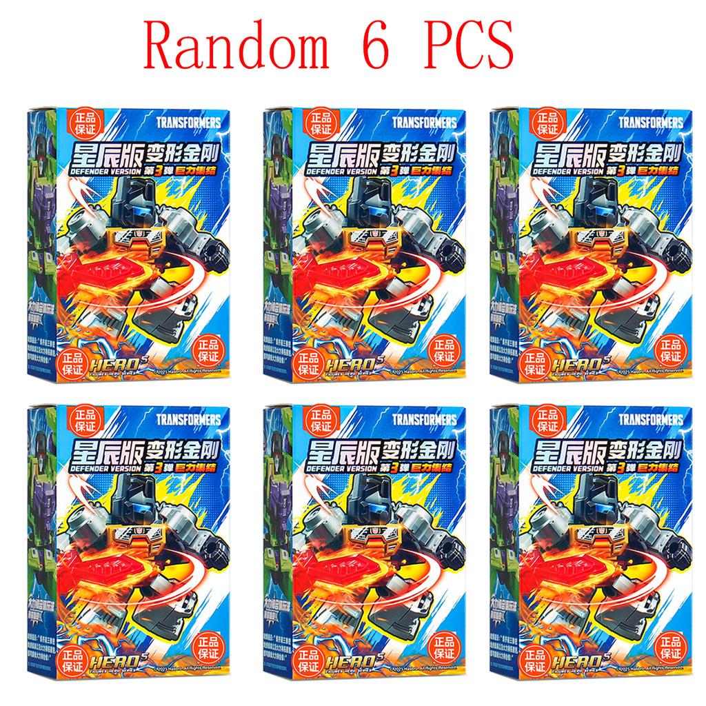 Original Blokees Transformers Defender Version Vol.4 Serie Blind Box Anime Zubehör Bauspielzeug Sammlermodell Lustige Geschenke