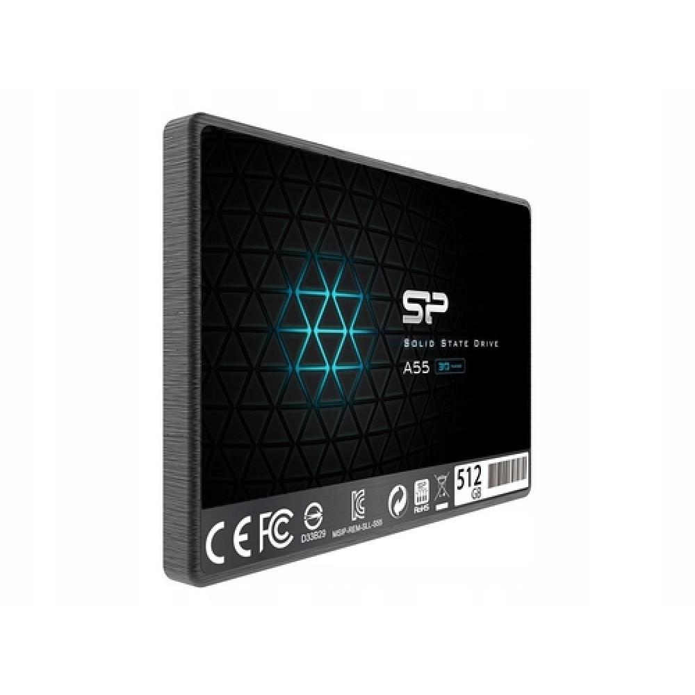 SSD Silicon Power A55 512 GB 2,5" SATA3 3D NAND 7 mm
