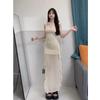 New Pure Desire French Suspender Dress Summer Women's Clothing Small Seaside Vacation Fairy Long Dress