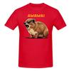 Lustiger Klippschliefer-Liebhaber Awawa Lustiges Murmeltier Dassi Unisex Bedrucktes T-Shirt Unisex T-Shirts