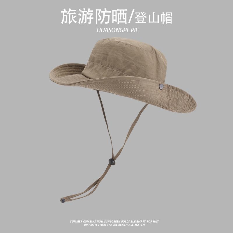 

Bucket hat women s hiking outdoor drawstring UV protection sun hat Western denim versatile sun protection hat M（56-58cm）