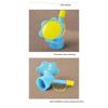 Watering bottle, sunflower double-headed showerhead, succulent irrigation tool, beverage bottle, automatic watering, flower wate