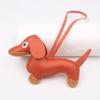 +Cartoon Leather Sausage Dog Hand Rope Bag Pendant Phone Case Accessories Pendant Car Dog Keychain