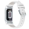 Genuine Leather Crocodile Texture Smart Watch Strap Adjustable Watchband for Fitbit Charge 6/5