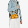 Coach Pillow Tabby 18 Bright Yellow Shoulder Bag, Soft Nappa Leather Signature C Turnlock Black Hardware, Women's Daily Party Travel C3880-V5BUT