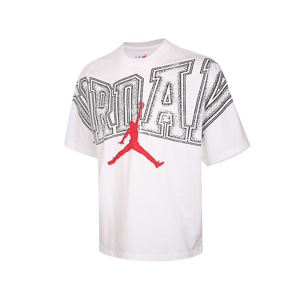 

Jordan Casual Round Neck Printed Short Sleeve T-Shirt Men Tops IQ0709-100 L