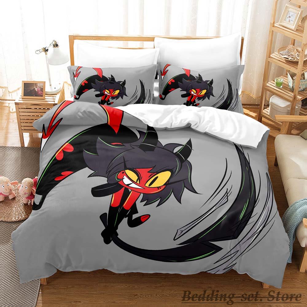2023 Loona Boss Bedding Set Single Twin Full Queen King Size Bed Set Adult Kid Bedroom Duvetcover Sets Anime Parure De Lit Bed