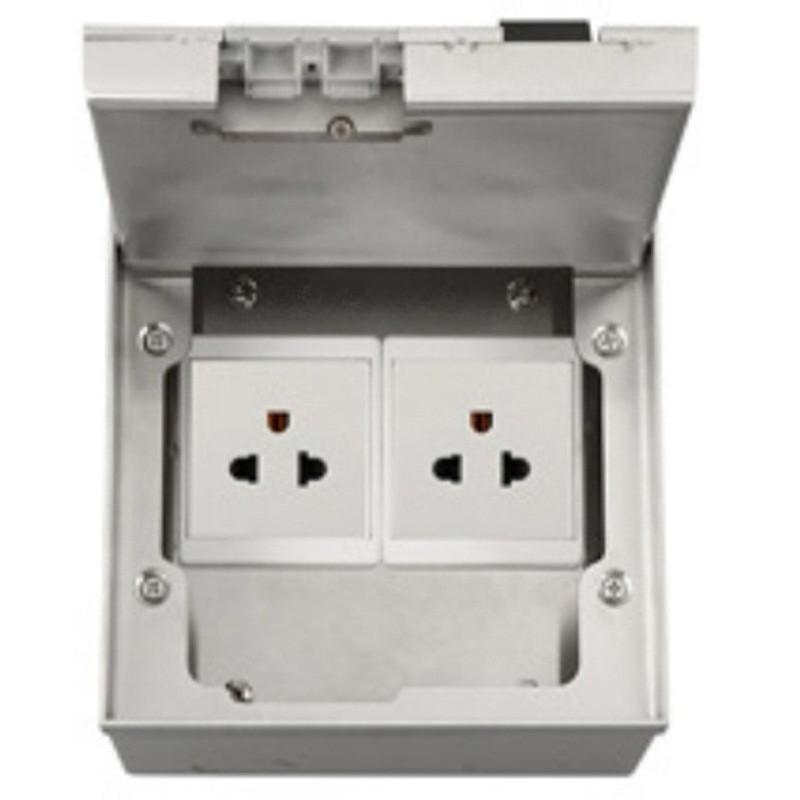 Household Floor Socket Box Marble Flat Floor Insert Multifunctional Pure Stainless Steel Power Ground Plug