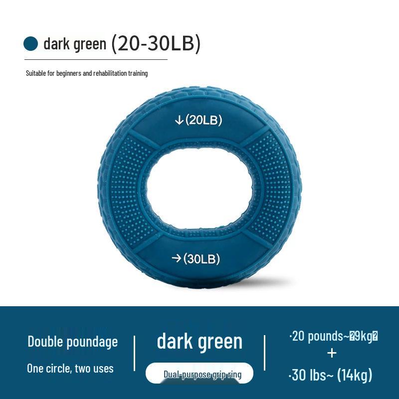 Silicone Grip Ring for Hand and Wrist Strengthening - Dual Resistance for Rehabilitation and Training