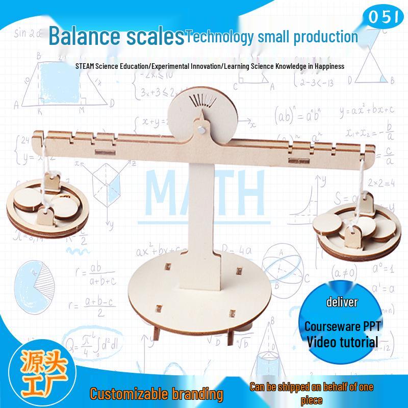 DIY Balance Scale STEM Toy for Primary Students - Educational Science & Creativity Kit