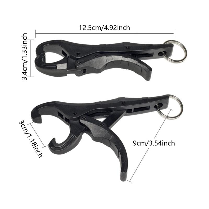Portable Fish Control Clamps Fishing Pliers Nonslip Handle Plastic Fishing Pliers Fishes Lip Gripper Control Tool