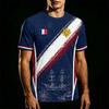 France Flag Printed T-shirt  Summer Men Quick Dry Soccer Jersey Unisex Streetwear Casual Sports Short Sleeve Tee Fans Gift