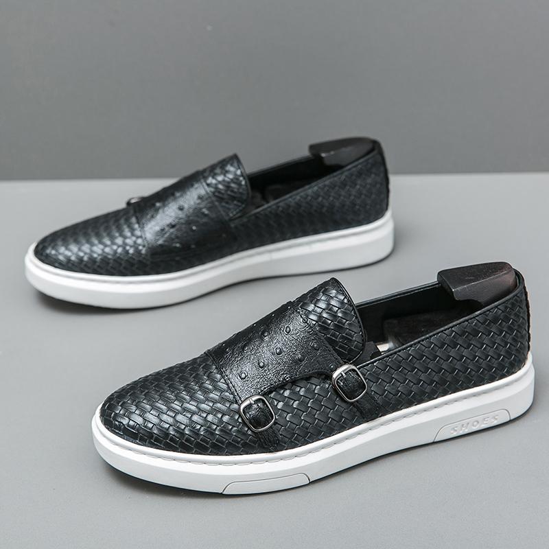 

Мужские вулканизированные туфли на плоской подошве, легкие, удобные, маленькие кожаные туфли, спортивная обувь для путешествий на открытом воздухе, размеры 38-46 46