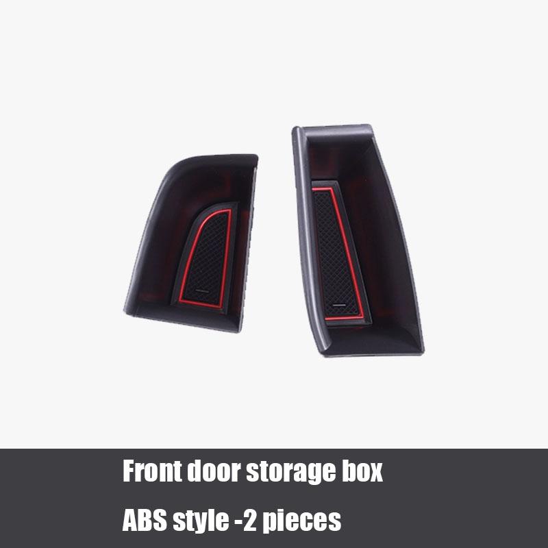 Car front and rear door storage boxes made of ABS material and plush interior products For Mazda CX-30 CX30    2024