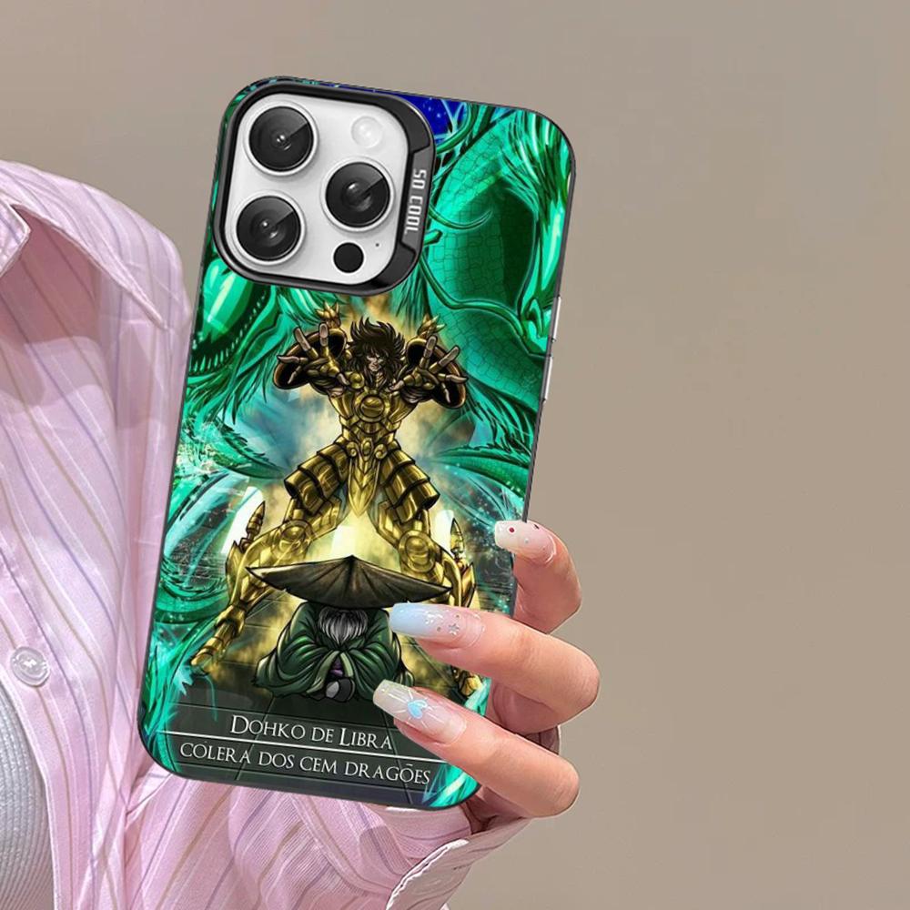 

Чехол для телефона Saint Seiya Аниме для iPhone 16 15 14 13 12 11 Pro Max X XR XSMAX Матовый Ударопрочный Задний Чехол iPhone 13