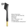 Coffee Machine Cleaning Brush Dual Head Super Soft Bristles Plastic Coffee Grinder Dusting Brush Barista Cleaning Tool Bar Accessories