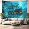Wandteppich Piratenschiff Wandkunst groß
