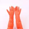 Extended Wonderful 45CM Household Latex Gloves for Women - Oil-Resistant Dishwashing and Cleaning Gloves