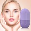 Summer Ice Face Roller Facial Massage Ice Cream Container Reusable Silicone Massage Ice Mold For Home Travel Facial Beauty