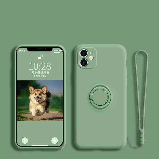 Liquid Silicone Magnetic Holder Kickstand Cover For XiaoMi Redmi 13C 4G Note 12 13 14 Pro Plus 5G Phone Case Soft