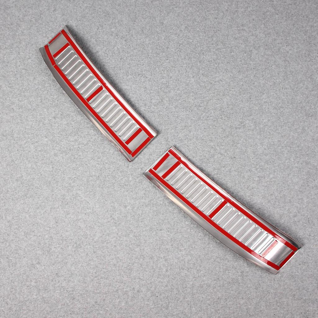 RUIQ Stainless Steel Interior Luggage Kicking Plate Rear Inner Scuff Guard Protective Designed Exclusively for Toyota Aqua MX Series Plate/Scuff Back,