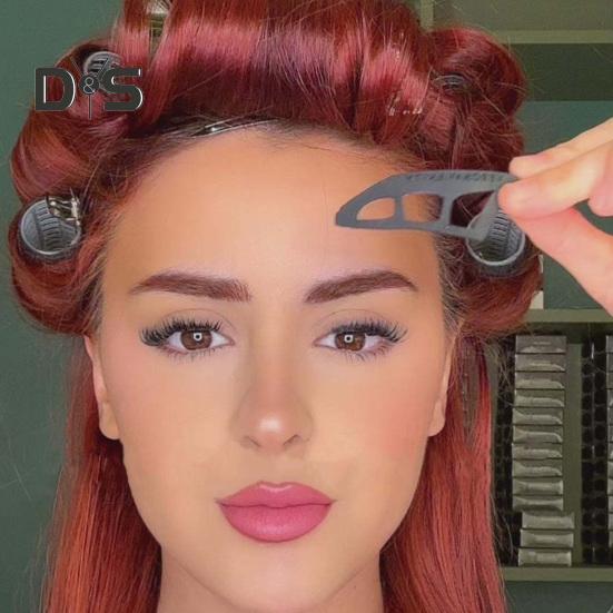 1/2/4 buc. Instrument pentru șablon pentru fard de pleoape, lavabil, reutilizabil, Asistent pentru fard de pleoape, Ghid de desen, Ghid de desen Șablon profesional de cartografiere a fardului de pleoape