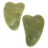 Gua Sha Natural Green Jade Quartz  Stone  Bodys Massage Board Tool