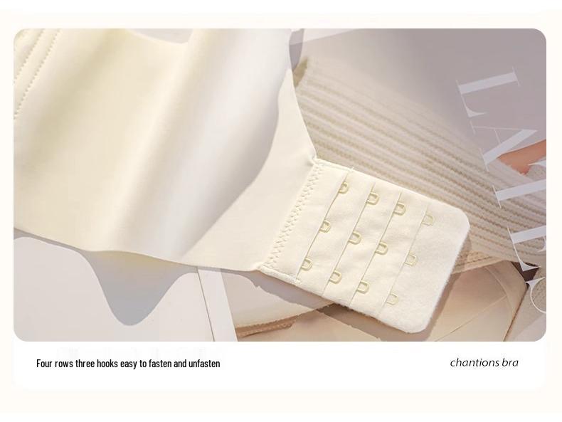 Damen Kabelloser Push-Up BH - Kleine Brust, Verstellbare Shapewear, Anti-Hänge-Effekt, Dünn, Seitenstütze, Sommerstil